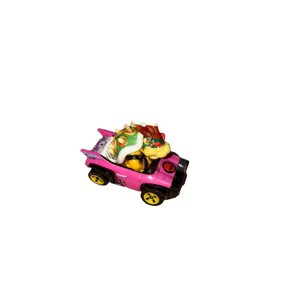 Bowser‎ Bandwagon Hot Wheels Die Cast Car 2018 Mario Kart Nintendo Pink